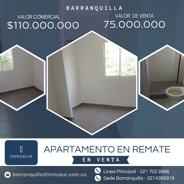Post de instagram inmobiliaria pisos elegante azul
